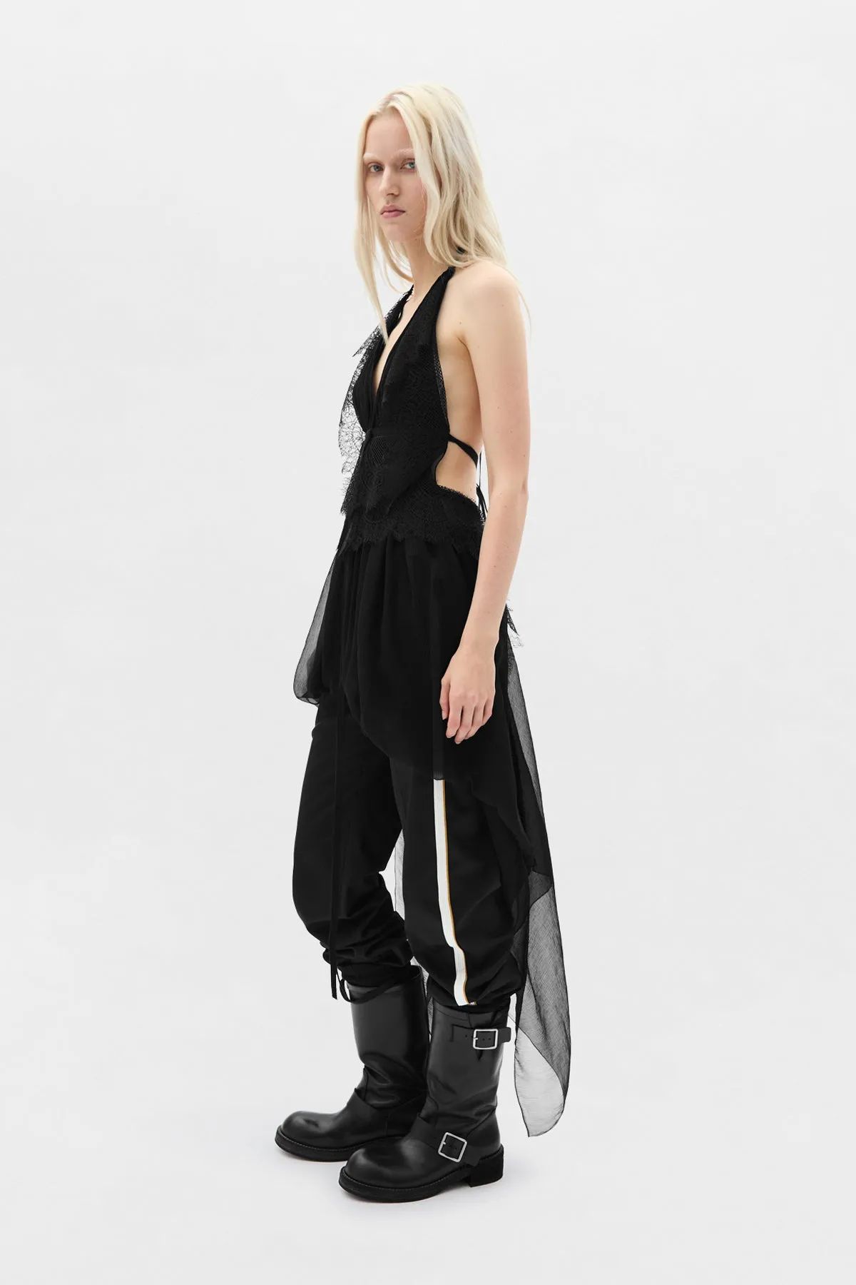 Dory Asymmetric Panel Top with Lace sold by Ann Demeulemeester product image thumbnail 2