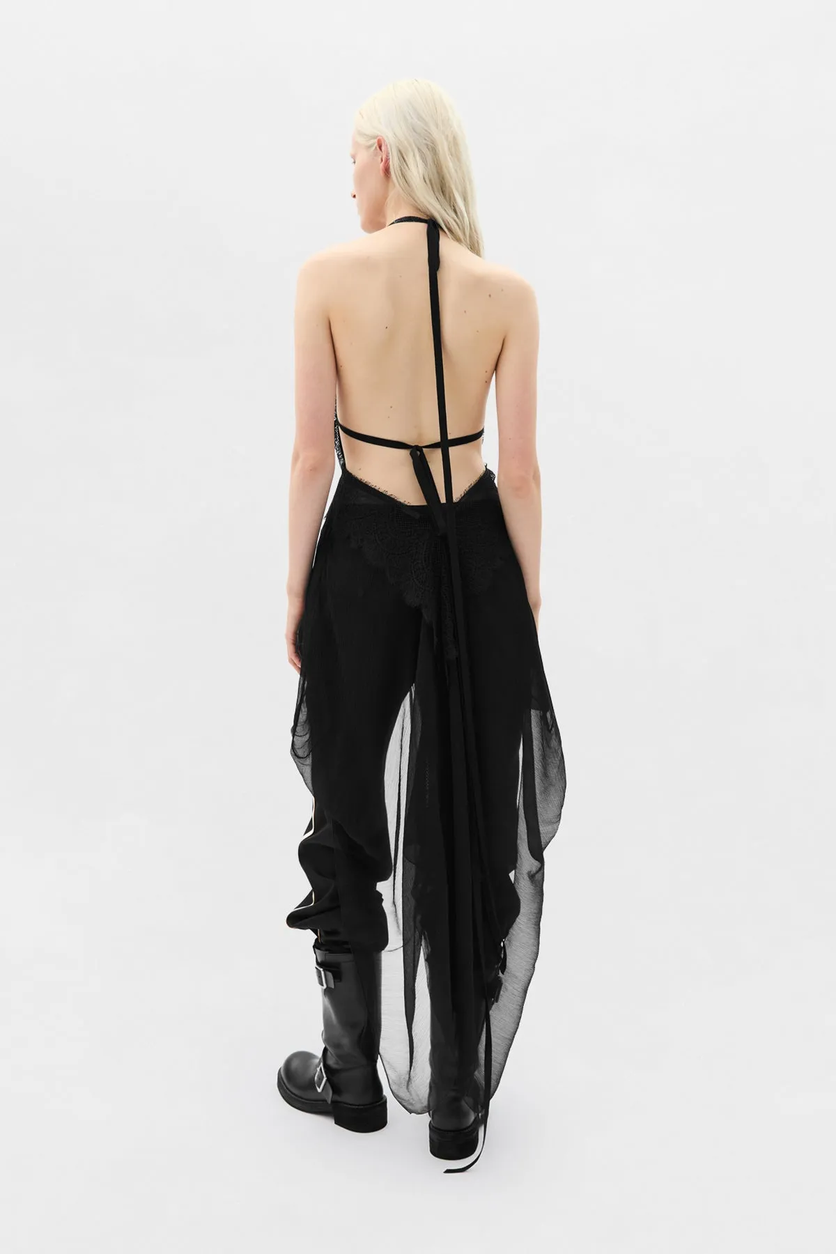 Dory Asymmetric Panel Top with Lace sold by Ann Demeulemeester product image thumbnail 3