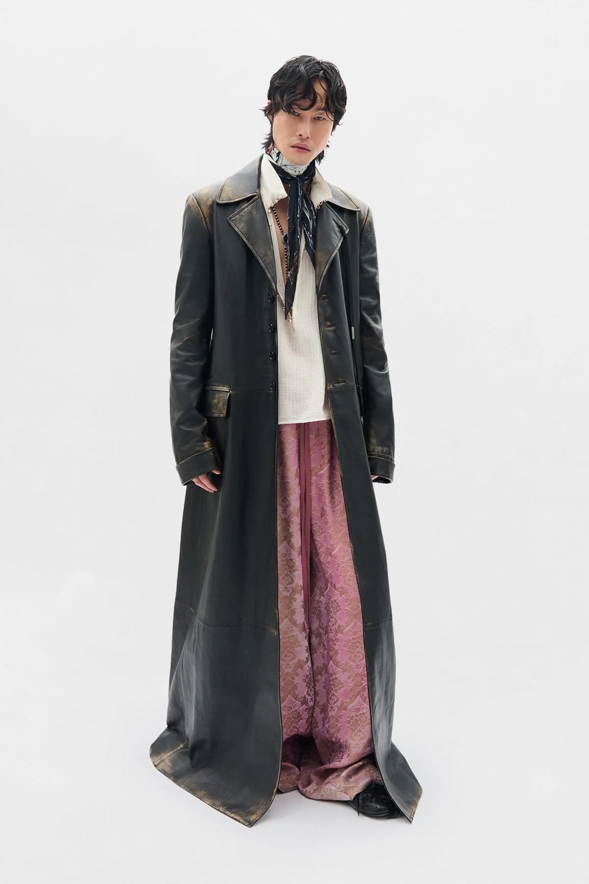 Ailo X-Long Belted Coat sold by Ann Demeulemeester product image thumbnail 4