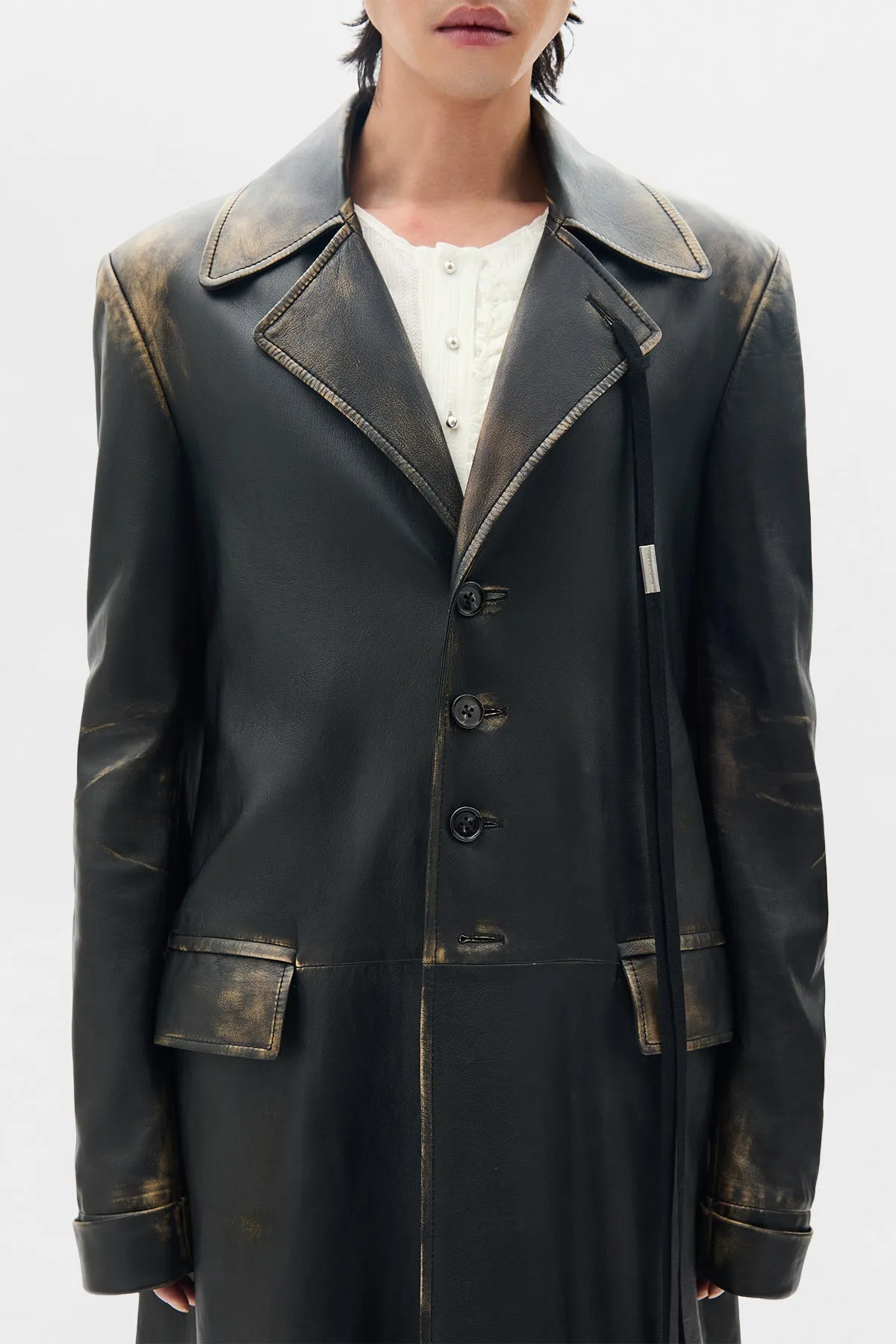 Ailo X-Long Belted Coat sold by Ann Demeulemeester product image thumbnail 5