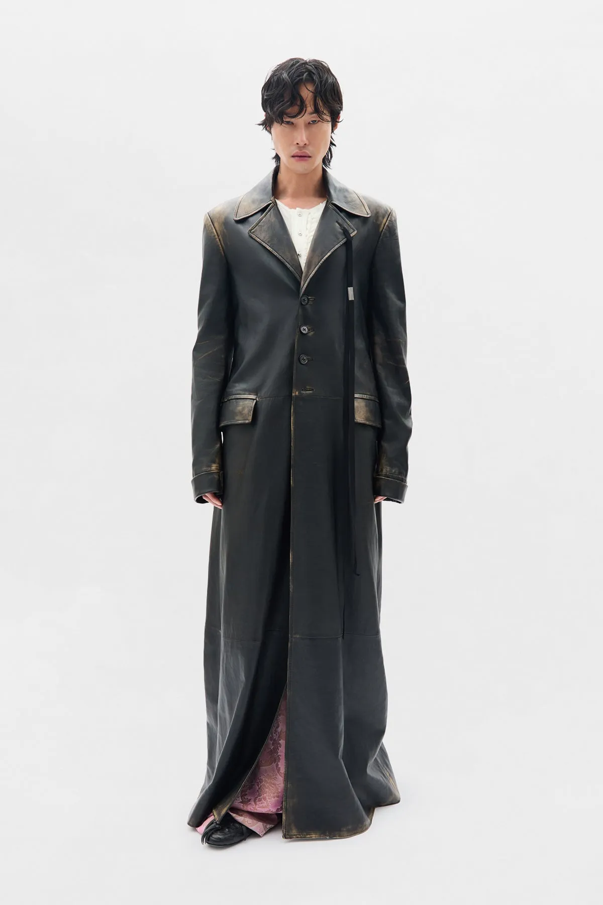Ailo X-Long Belted Coat sold by Ann Demeulemeester