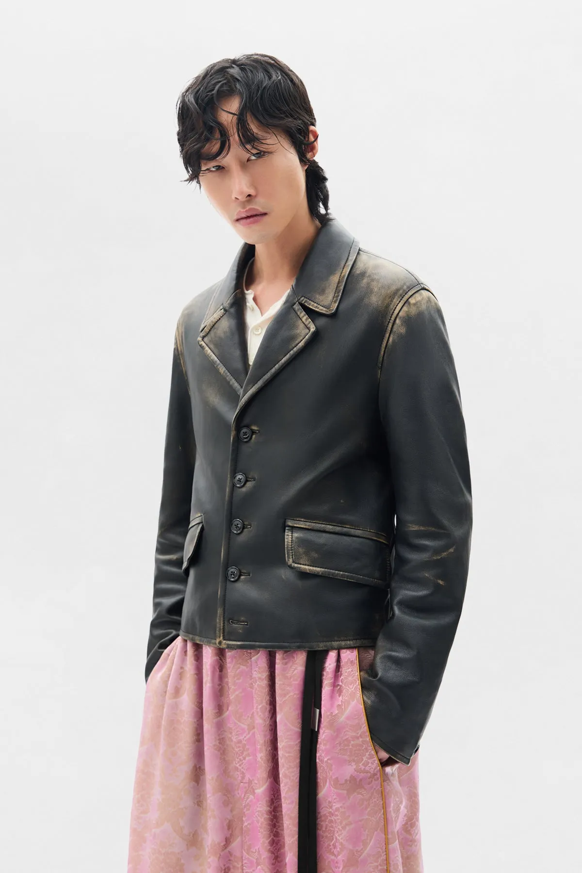 Malik Fitted Boxy Blouson sold by Ann Demeulemeester product image thumbnail 2