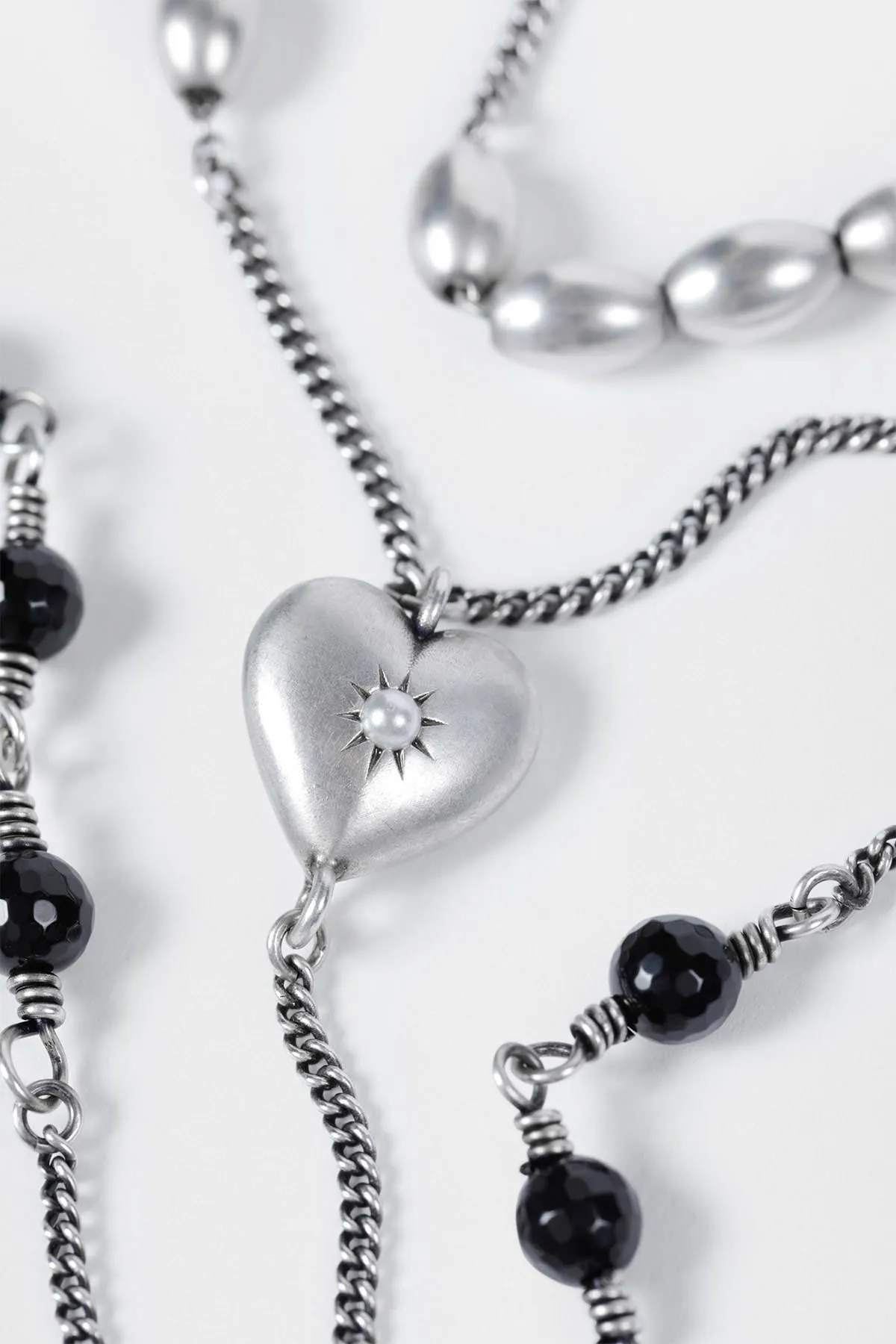 Jina Necklace with Heart Pendant sold by Ann Demeulemeester product image thumbnail 2