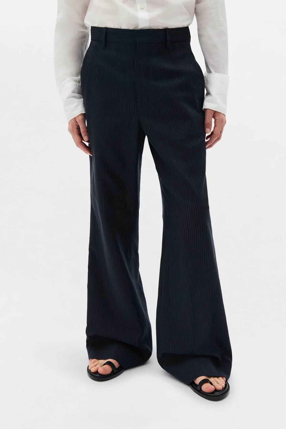 Darius Relaxed Flared Trousers sold by Ann Demeulemeester