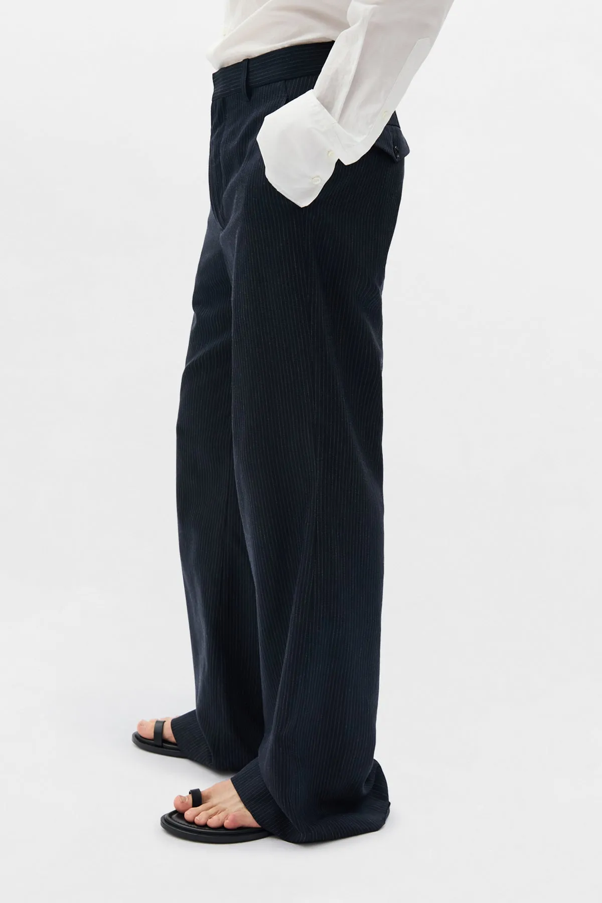 Darius Relaxed Flared Trousers sold by Ann Demeulemeester product image thumbnail 2