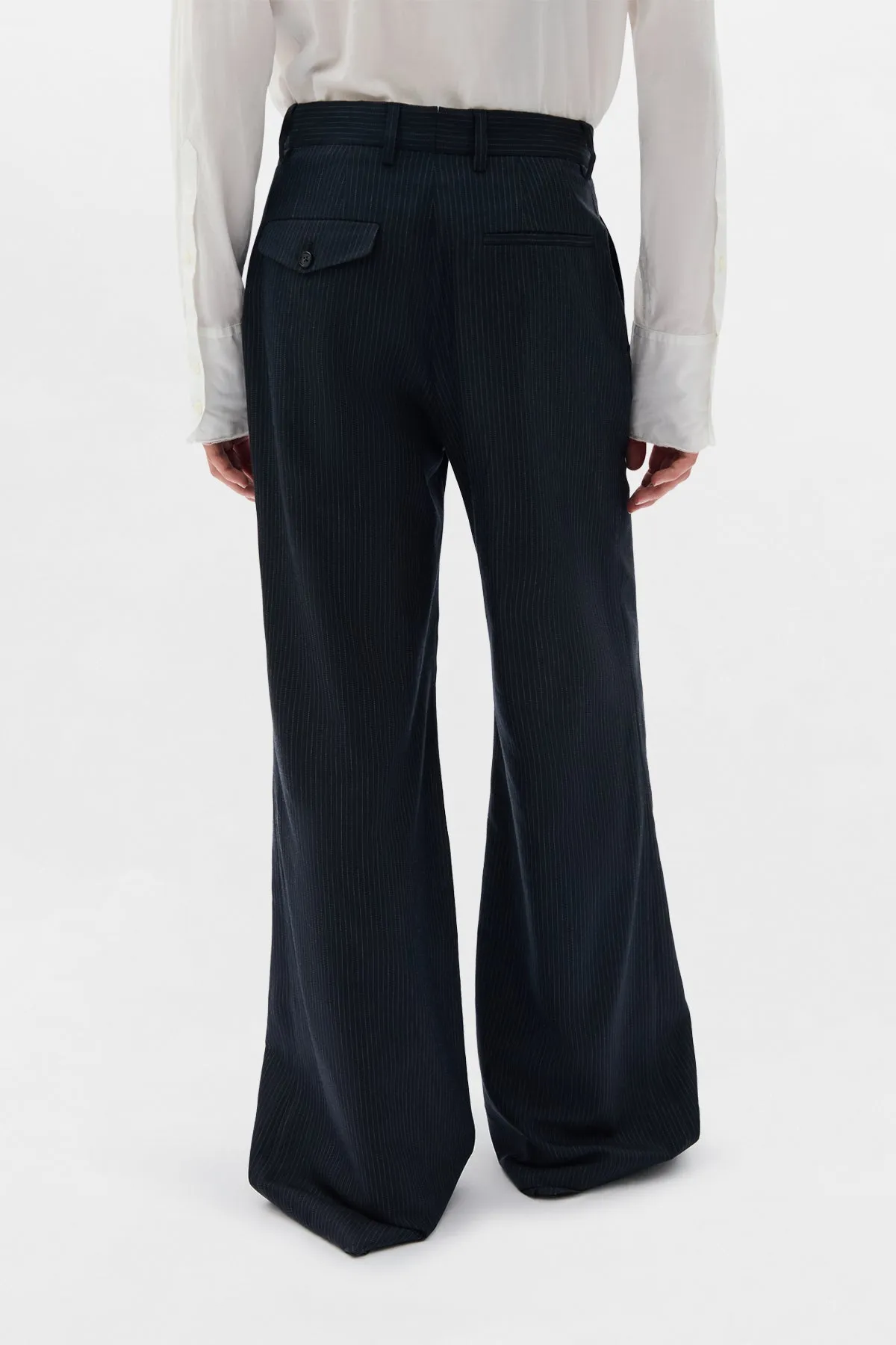 Darius Relaxed Flared Trousers sold by Ann Demeulemeester product image thumbnail 3