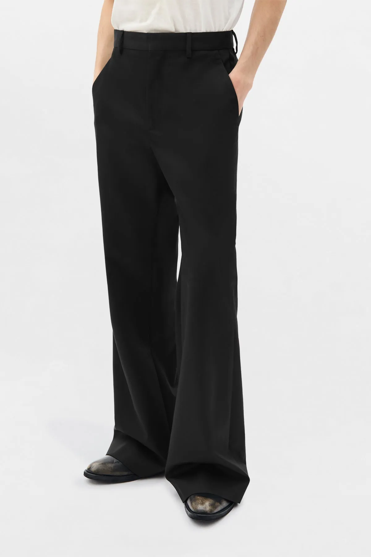 Darius Relaxed Flared Trousers sold by Ann Demeulemeester product image thumbnail 2