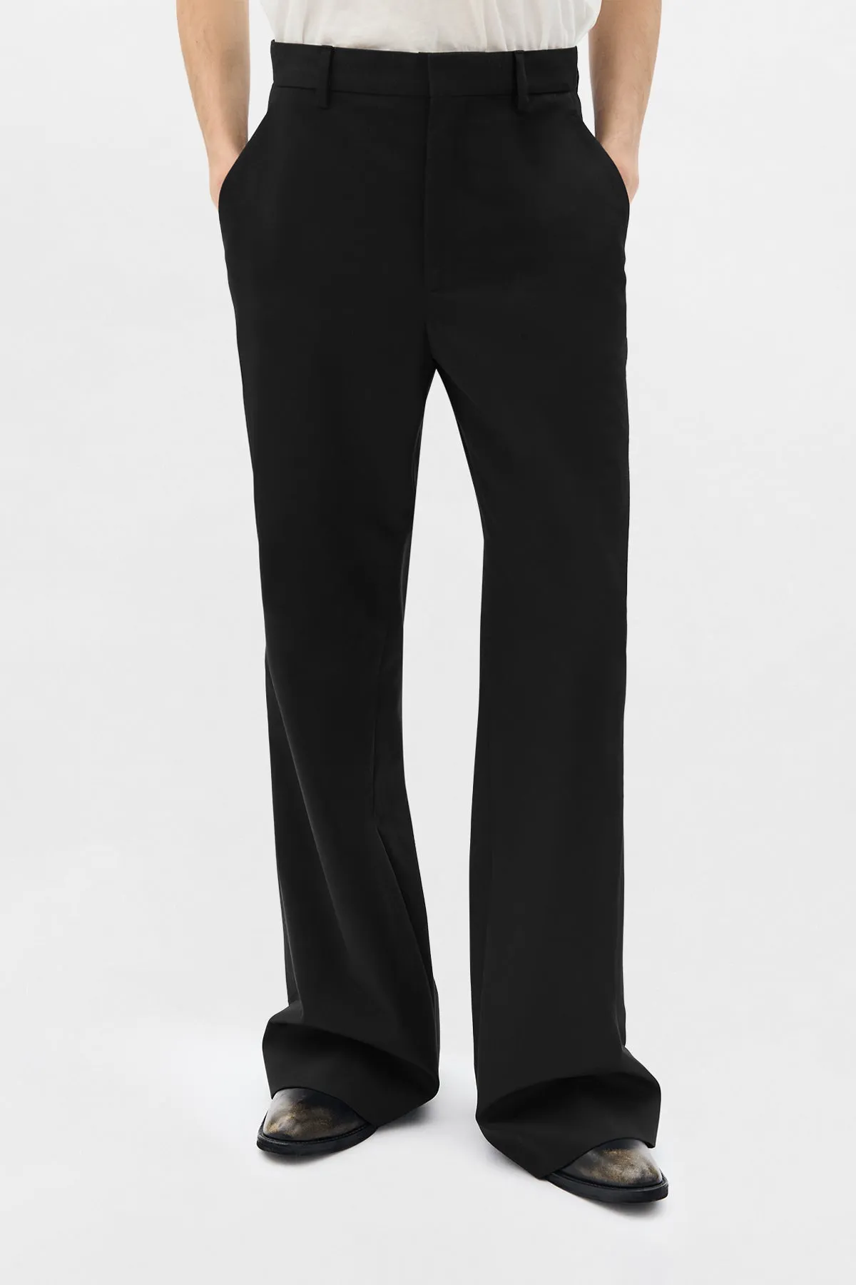 Darius Relaxed Flared Trousers sold by Ann Demeulemeester