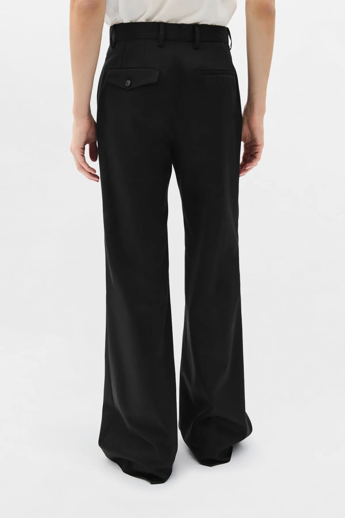 Darius Relaxed Flared Trousers sold by Ann Demeulemeester product image thumbnail 3