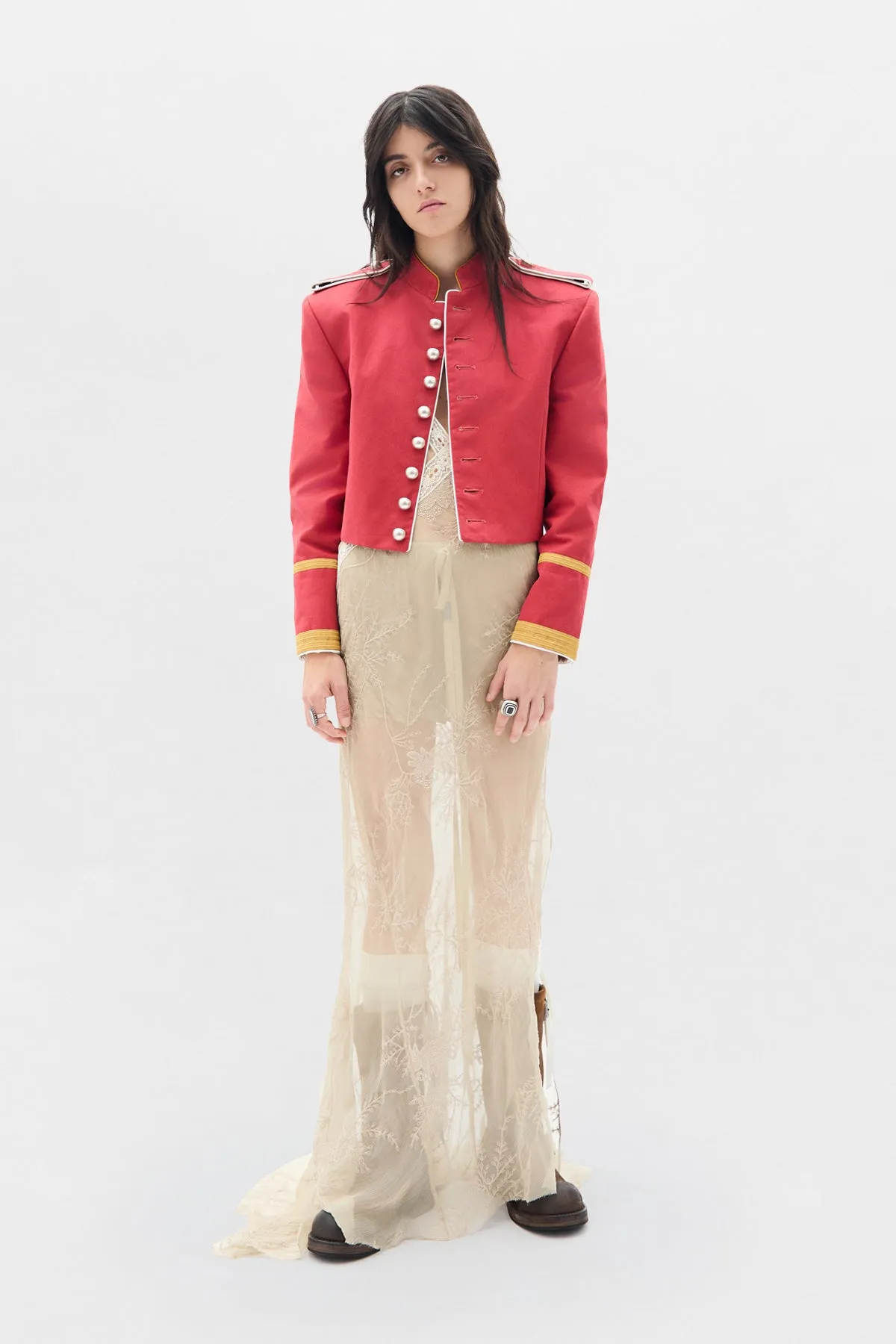 Bine Marsina Jacket sold by Ann Demeulemeester product image thumbnail 4