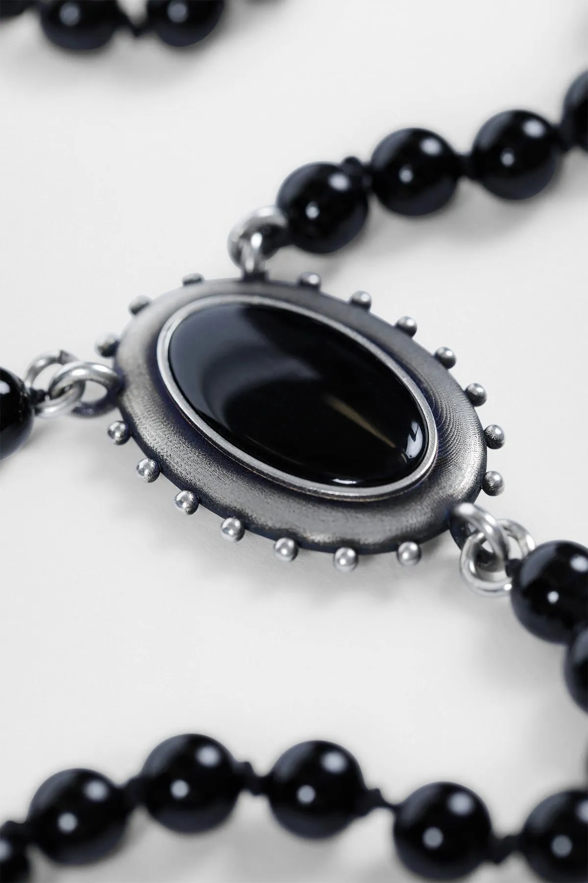 Imen Beaded Necklace sold by Ann Demeulemeester product image thumbnail 2