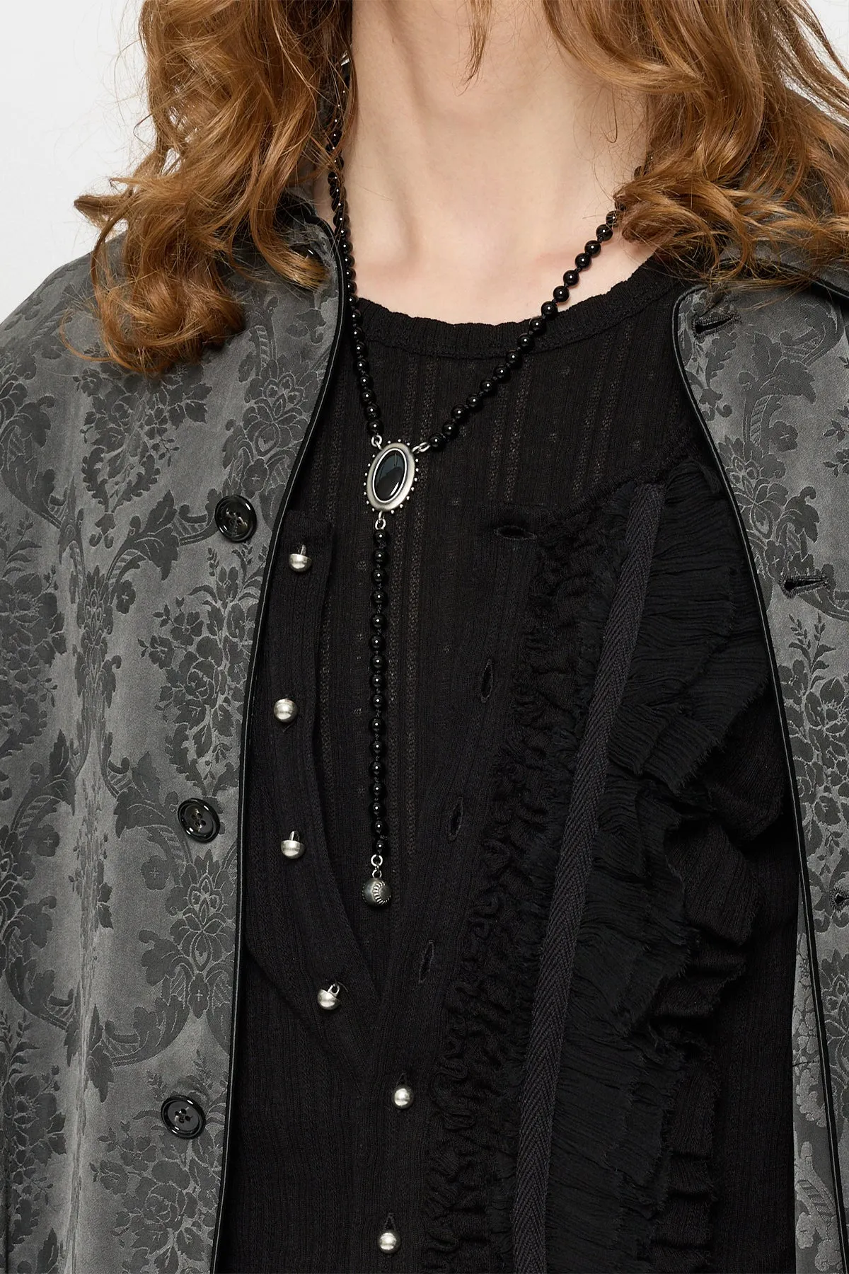 Imen Beaded Necklace sold by Ann Demeulemeester product image thumbnail 3