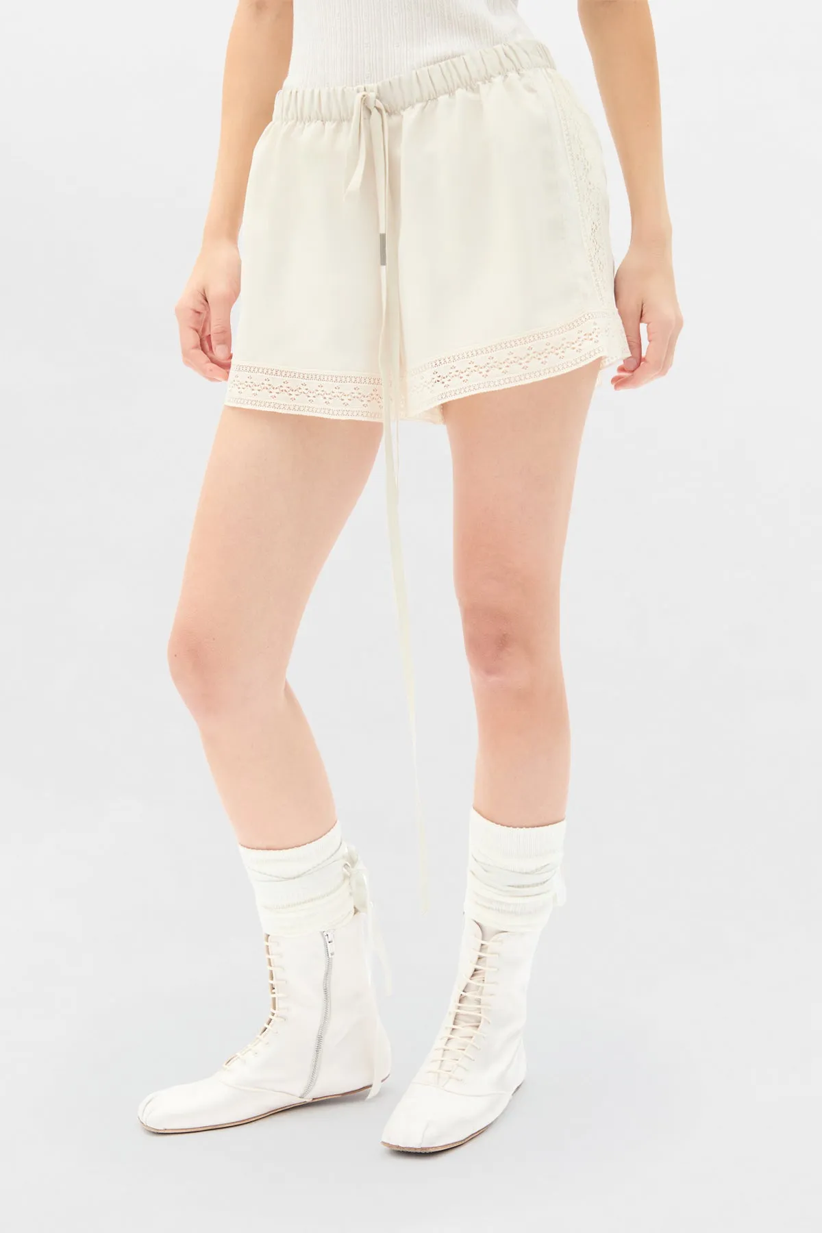 Ante Boxer with Lace Border sold by Ann Demeulemeester product image thumbnail 2