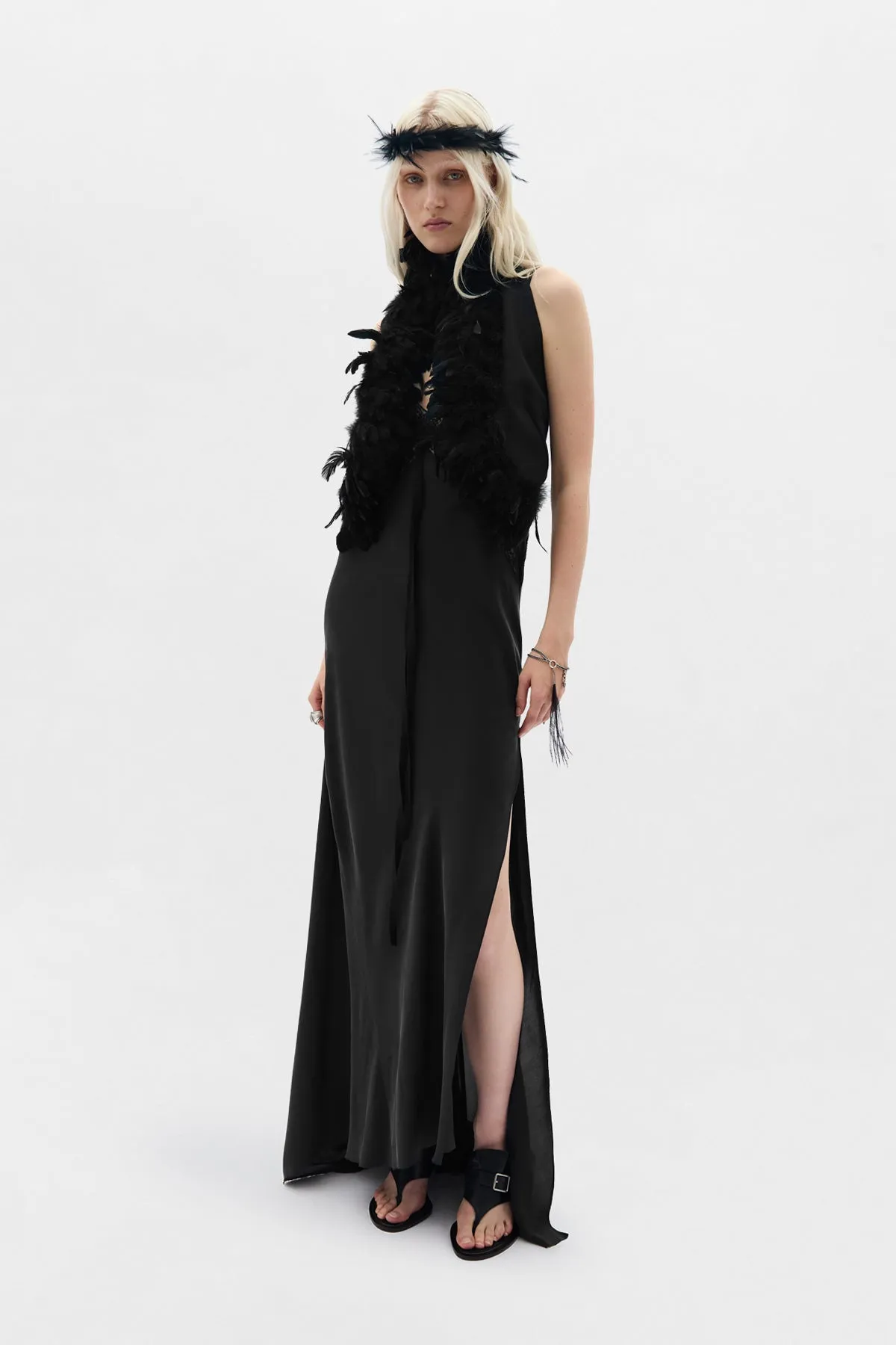 Lala X-Long Bias Dress sold by Ann Demeulemeester product image thumbnail 4
