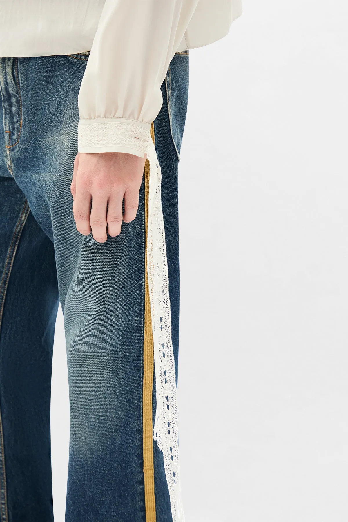 Aesir Comfort Cropped Shirt sold by Ann Demeulemeester product image thumbnail 5