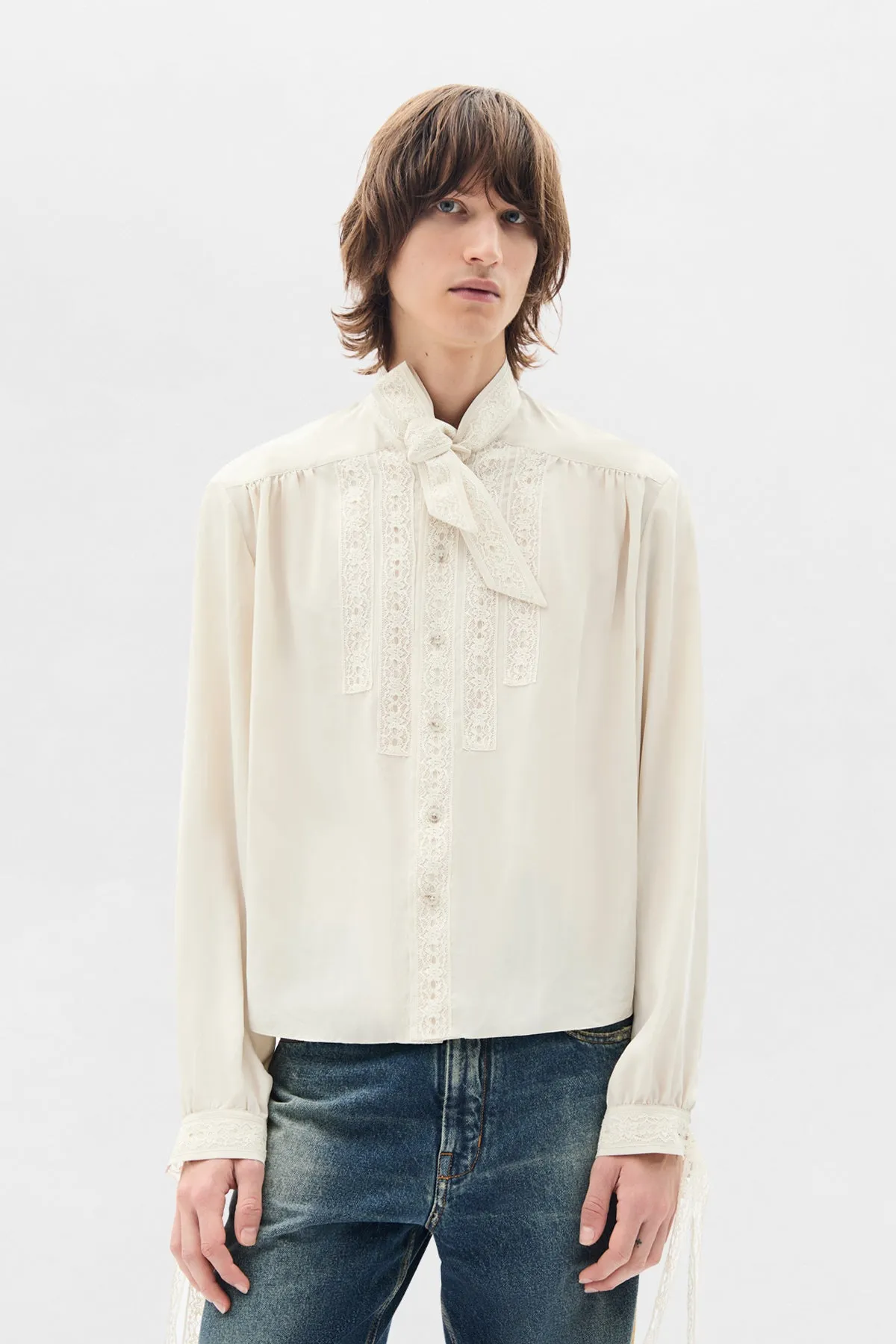 Aesir Comfort Cropped Shirt sold by Ann Demeulemeester
