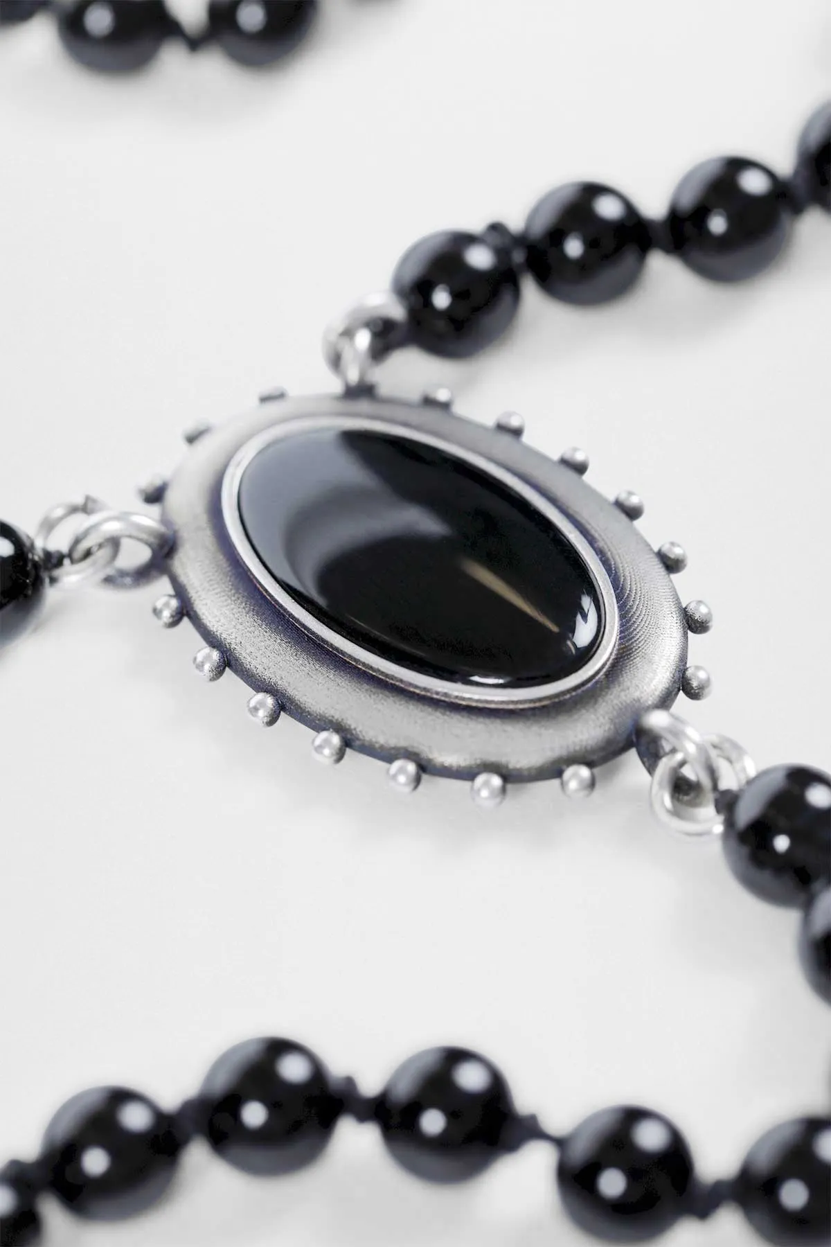 Imen Beaded Necklace sold by Ann Demeulemeester product image thumbnail 2