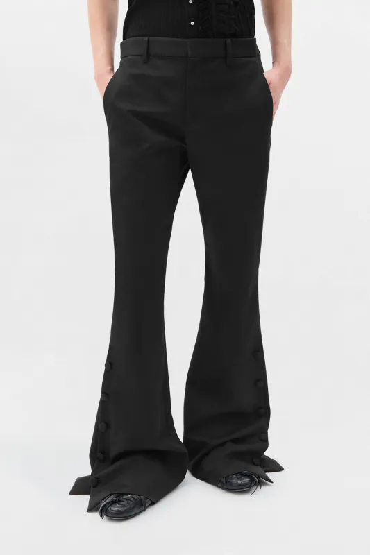 Vald Slim Fit Bootcut Trousers made by Ann Demeulemeester