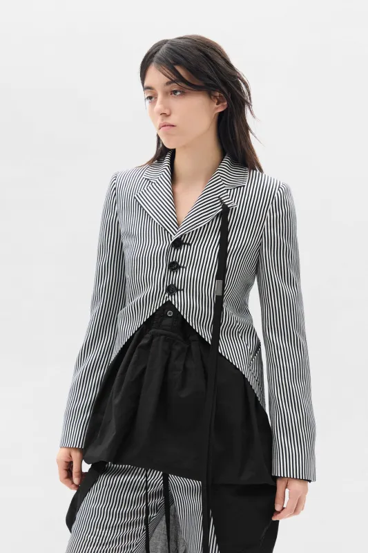 Lune Open Front Fitted Jacket made by Ann Demeulemeester