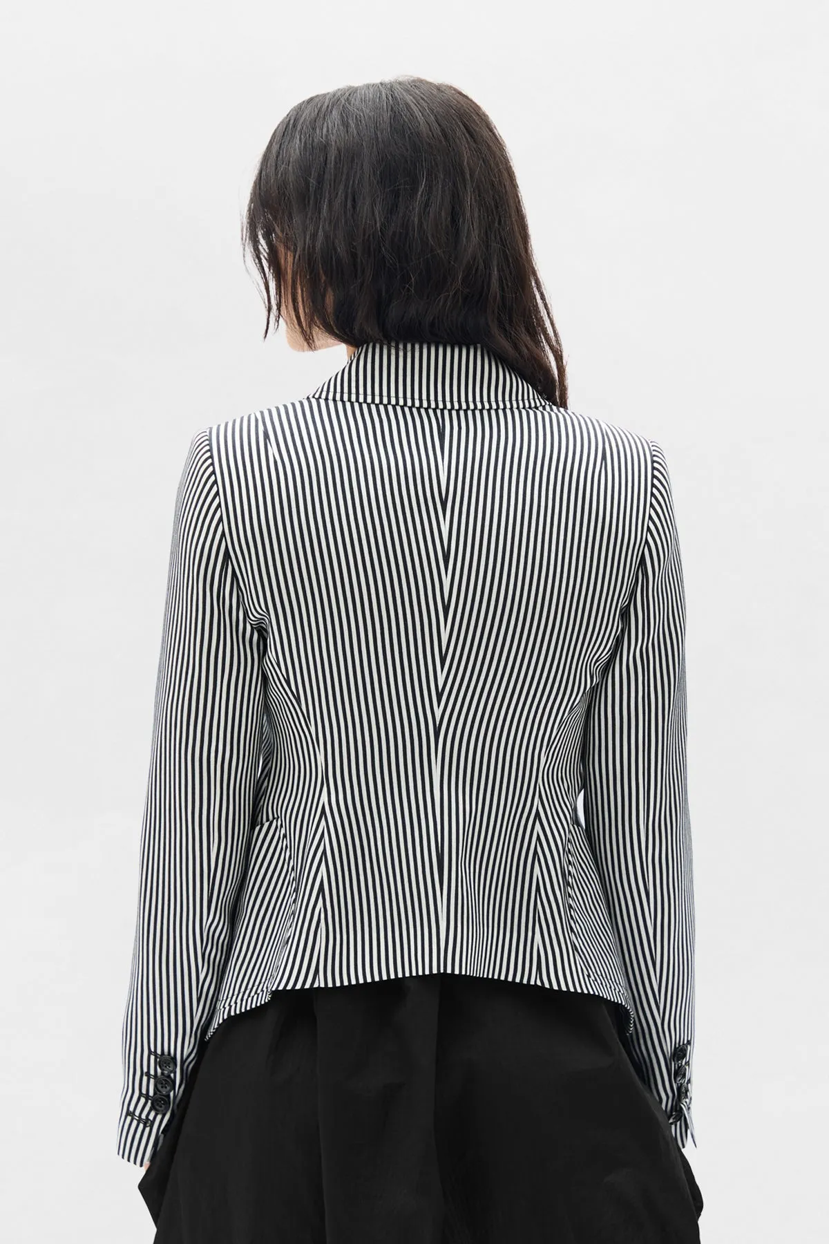 Lune Open Front Fitted Jacket sold by Ann Demeulemeester product image thumbnail 3