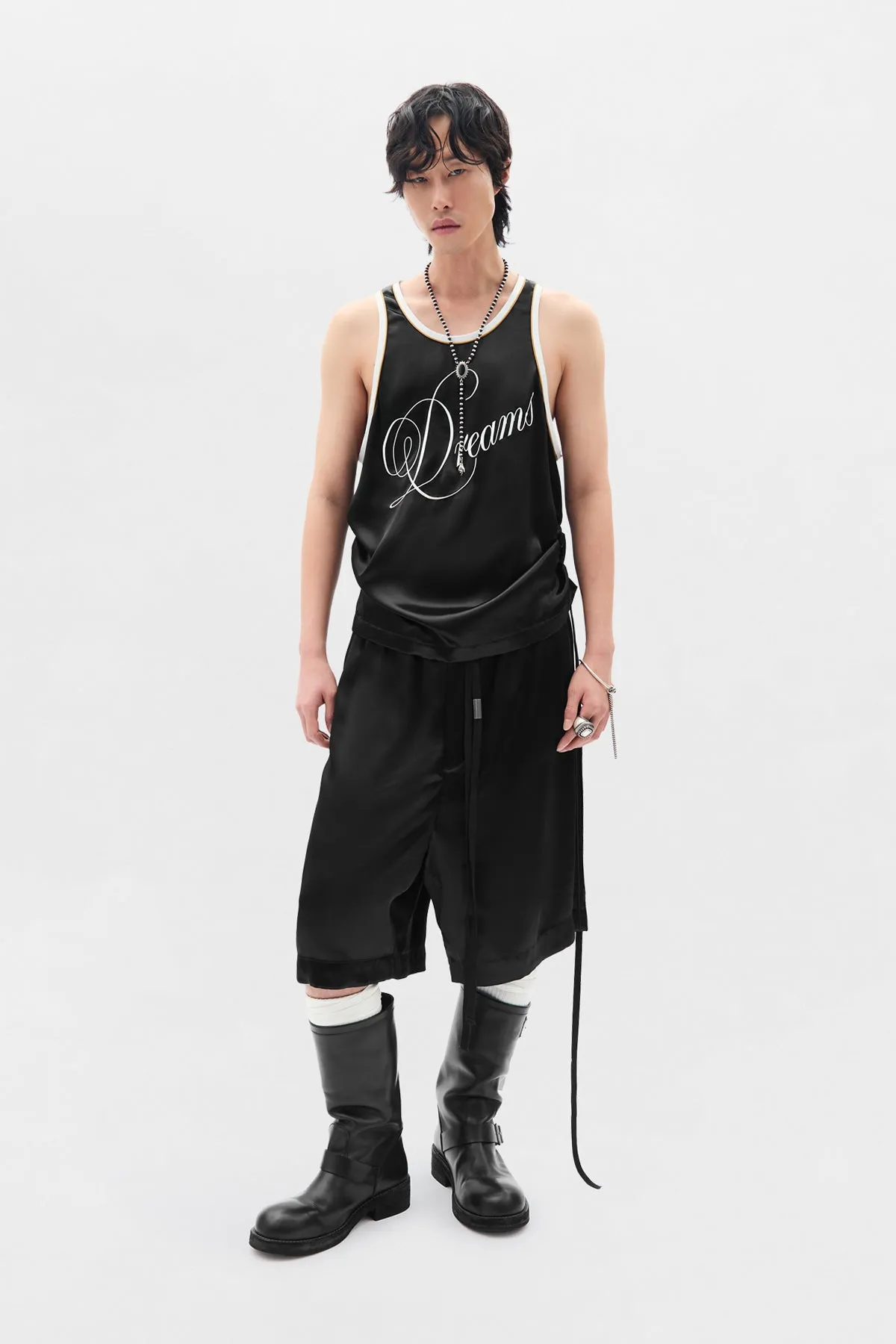 Endor Wrinkled Tank Top sold by Ann Demeulemeester product image thumbnail 4