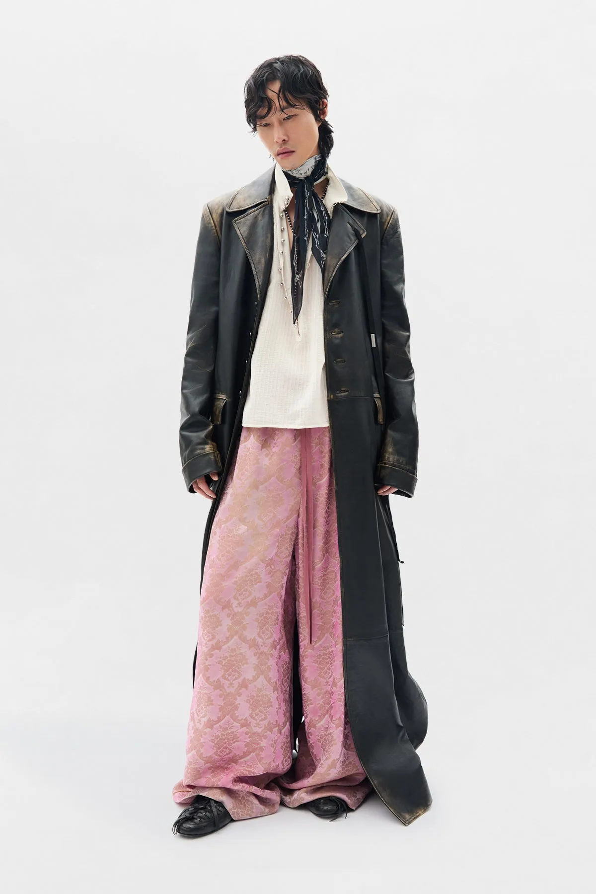 Thorald High Comfort Cropped Serafino Top sold by Ann Demeulemeester product image thumbnail 4