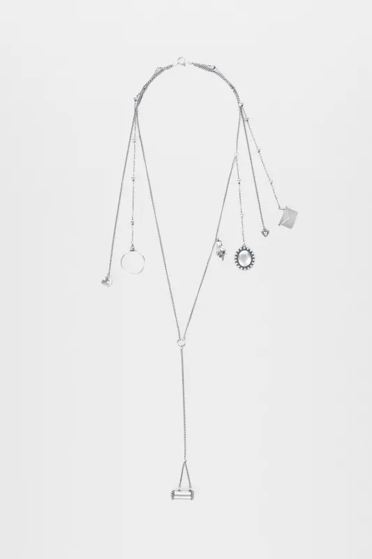 Yula Multi Charms Necklace made by Ann Demeulemeester