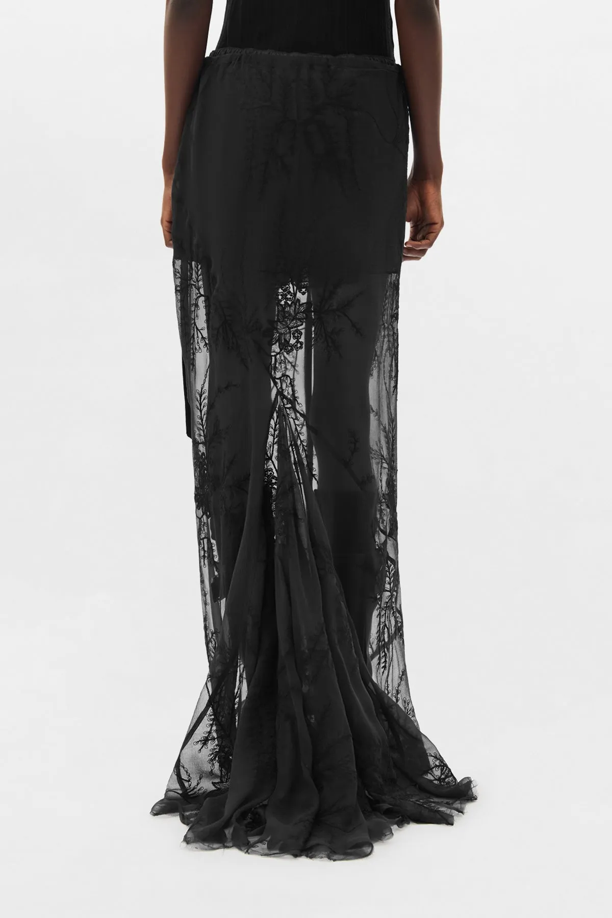 Sheila Long Bias Skirt sold by Ann Demeulemeester product image thumbnail 3