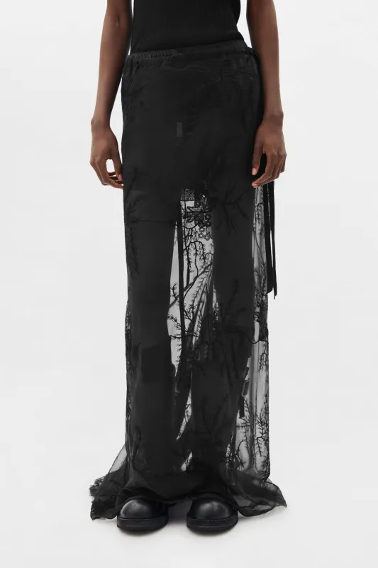Sheila Long Bias Skirt made by Ann Demeulemeester