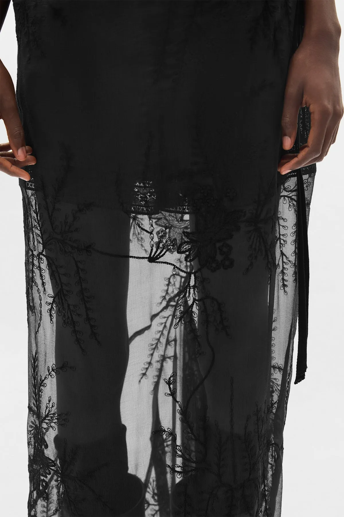 Sheila Long Bias Skirt sold by Ann Demeulemeester product image thumbnail 5