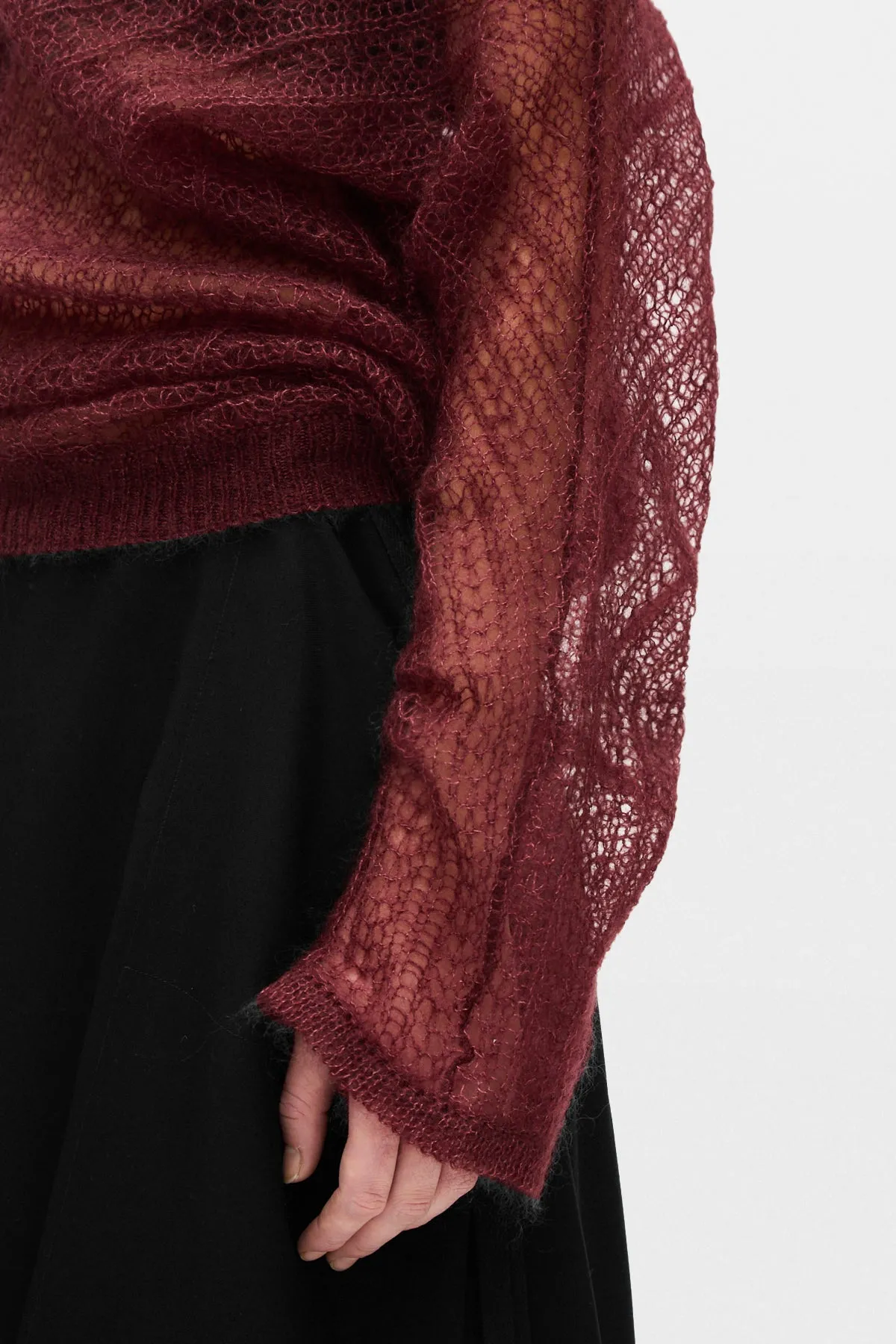 Christabel Bias Cut Sweater sold by Ann Demeulemeester product image thumbnail 5