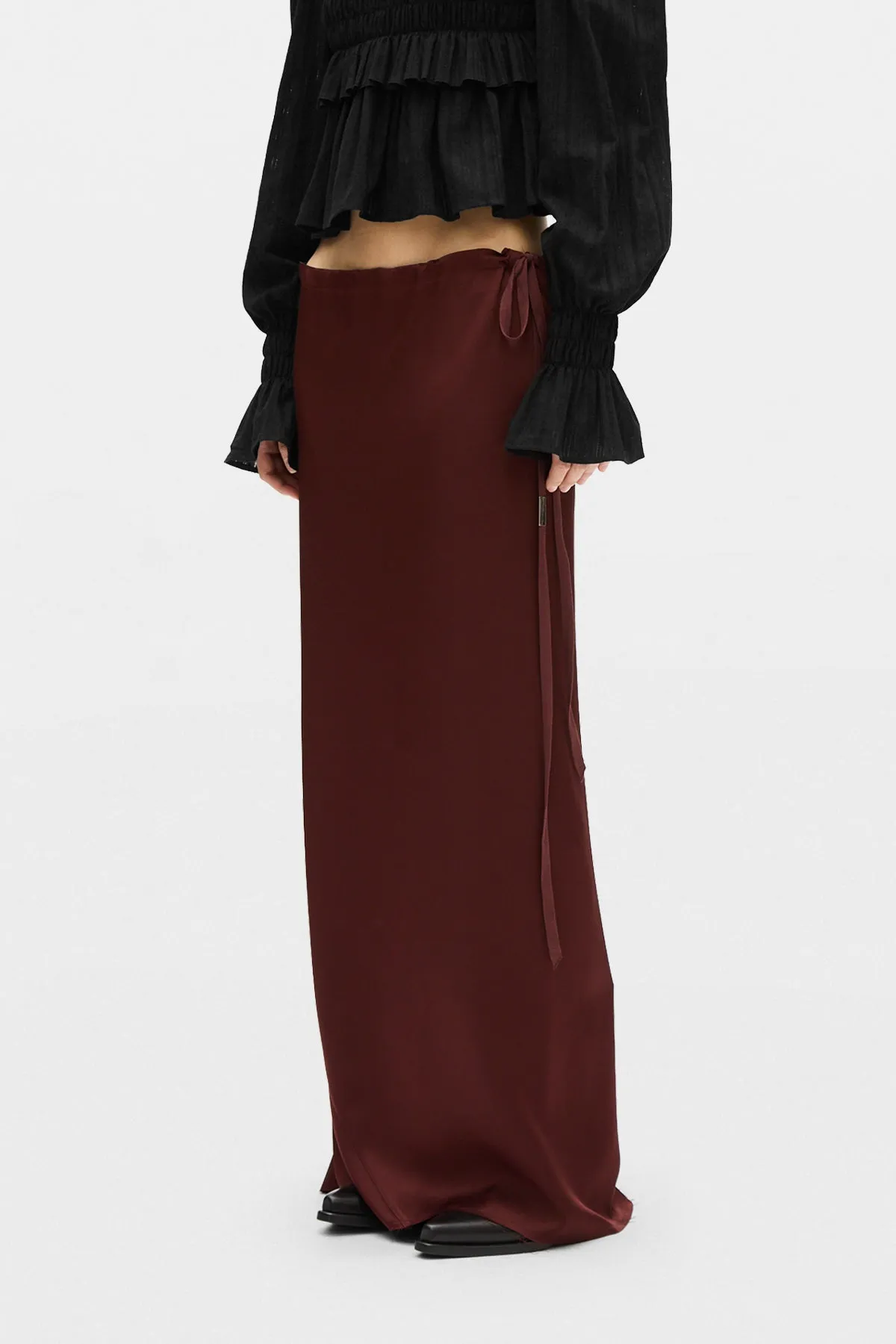 Eveline Long Bias Skirt sold by Ann Demeulemeester product image thumbnail 2
