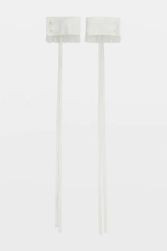 Dante Cuffs with Ruffles made by Ann Demeulemeester