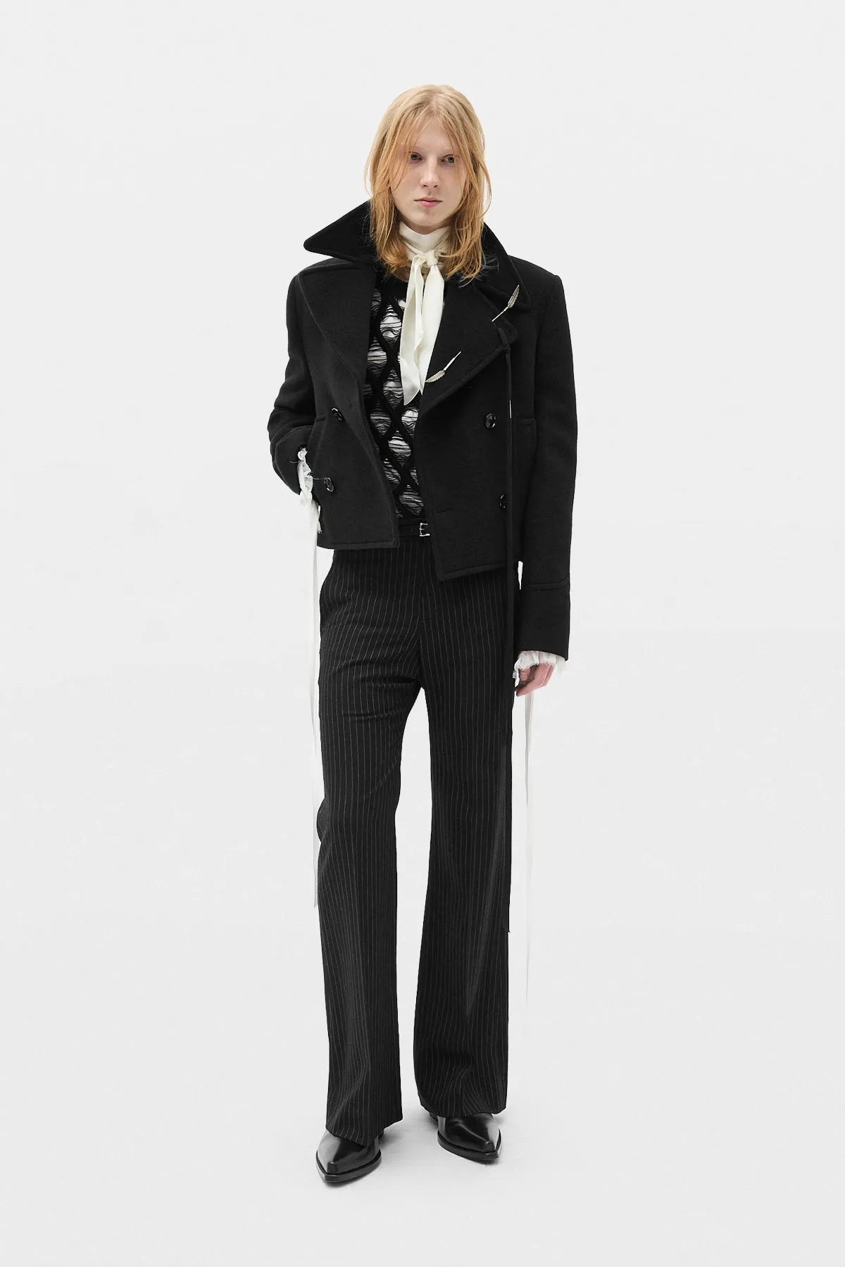 Carlos Diamond Stitch Sweater sold by Ann Demeulemeester product image thumbnail 4