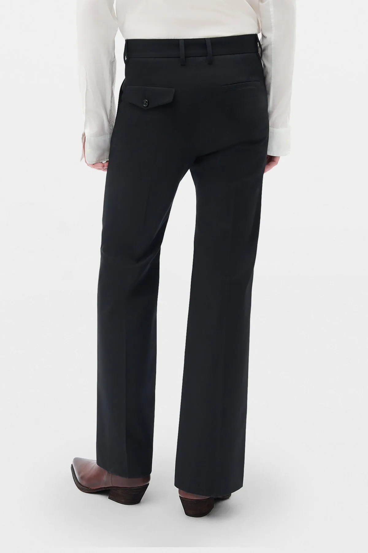 Stefan Flared Cropped Trousers sold by Ann Demeulemeester product image thumbnail 3