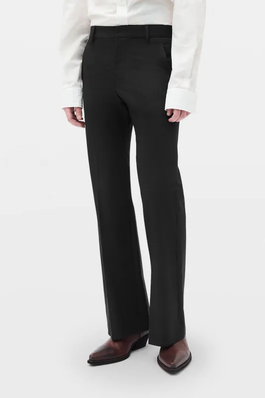 Stefan Flared Cropped Trousers made by Ann Demeulemeester