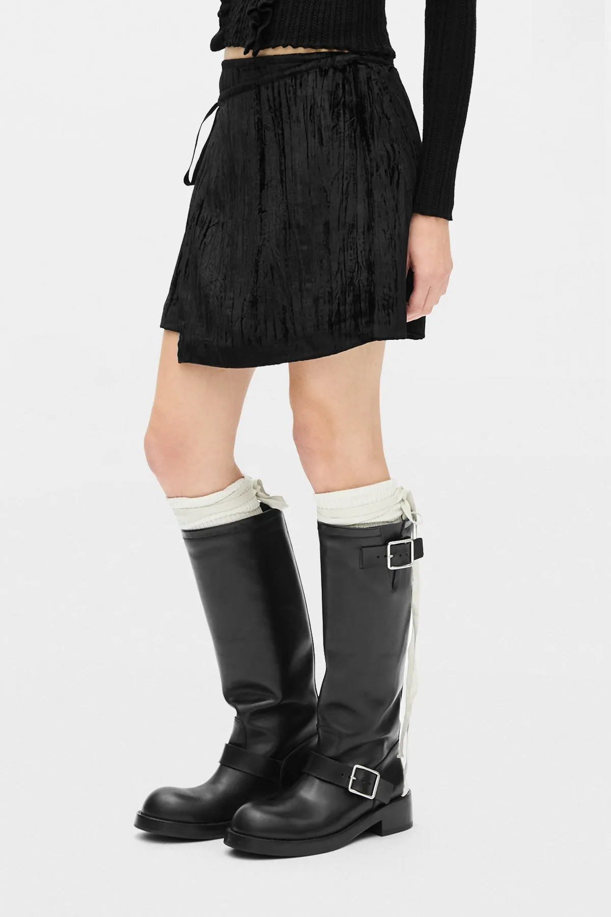 Jolien Mini Wrap Skirt sold by Ann Demeulemeester product image thumbnail 2