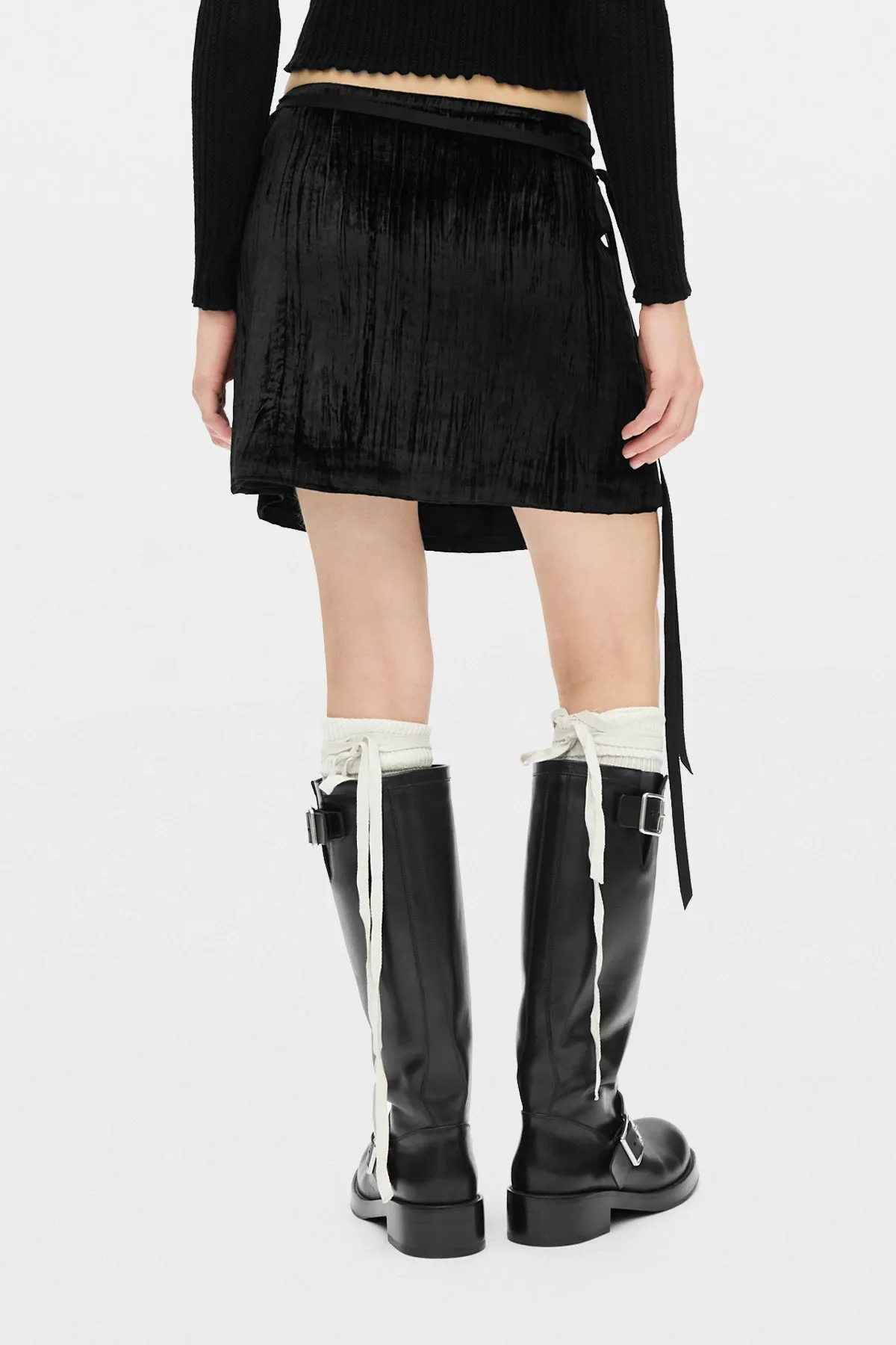 Jolien Mini Wrap Skirt sold by Ann Demeulemeester product image thumbnail 3