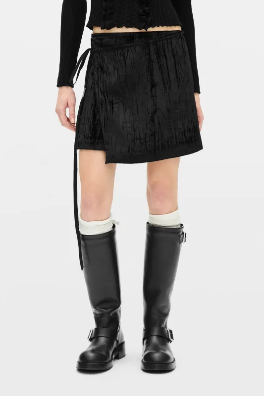 Jolien Mini Wrap Skirt made by Ann Demeulemeester