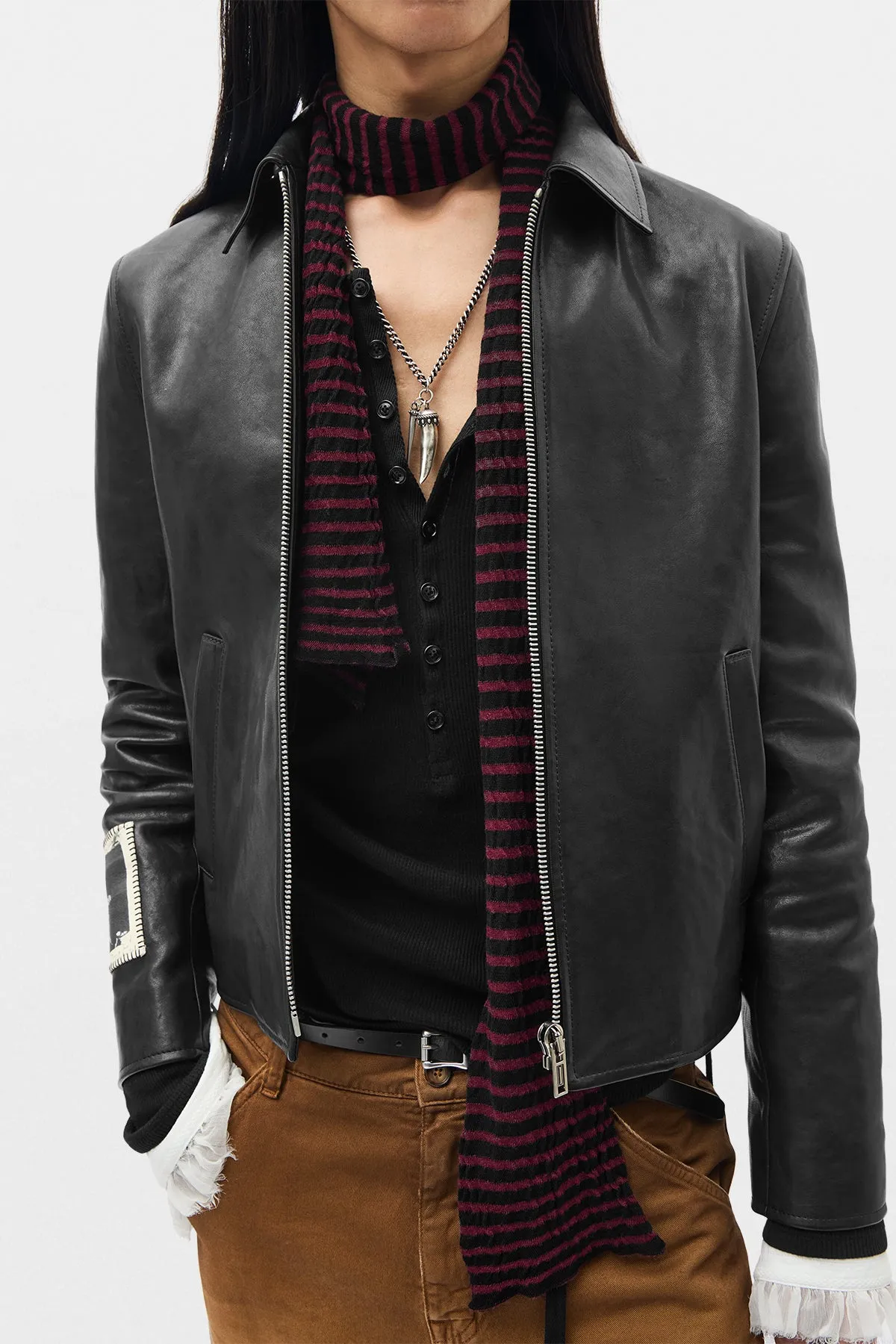 Osa Light Knit Scarf sold by Ann Demeulemeester product image thumbnail 3