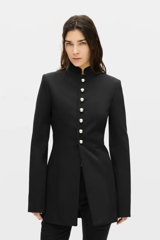 Yana Long Fitted Jacket made by Ann Demeulemeester