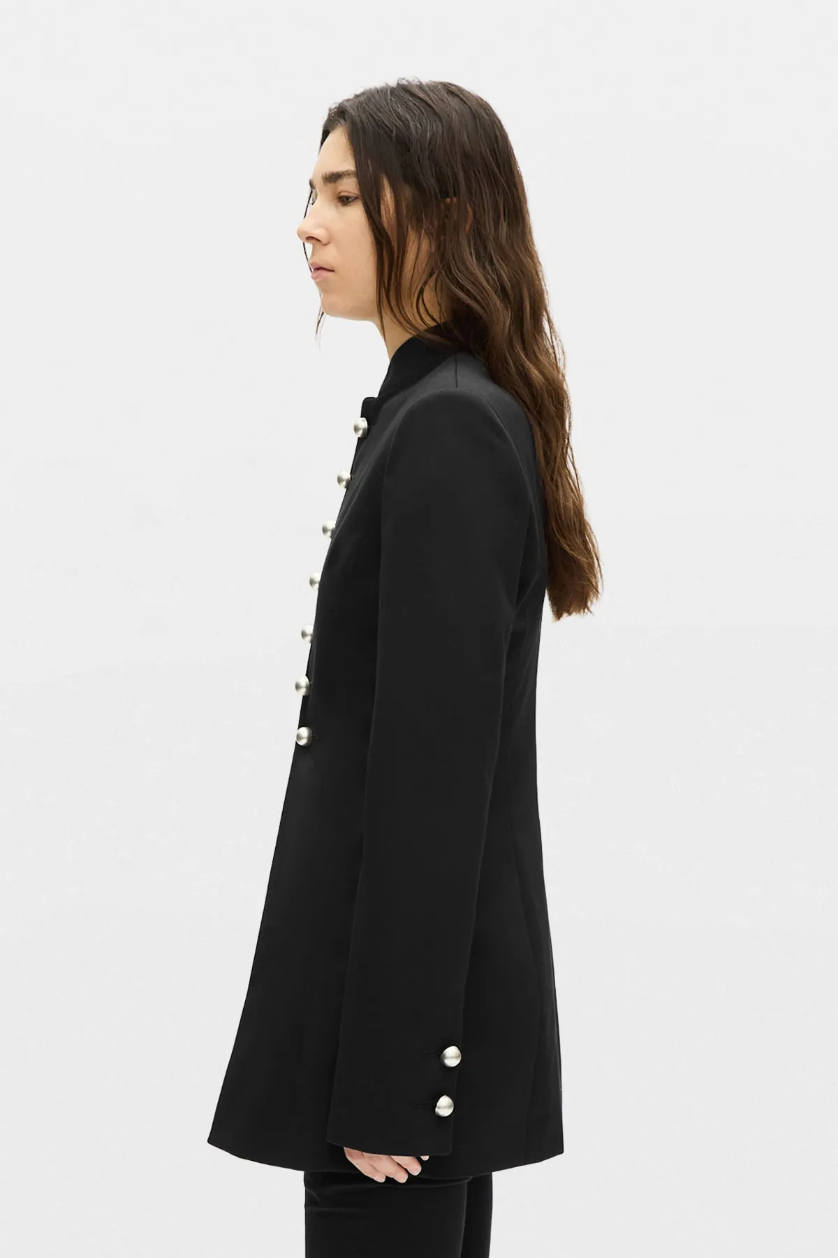 Yana Long Fitted Jacket sold by Ann Demeulemeester product image thumbnail 2