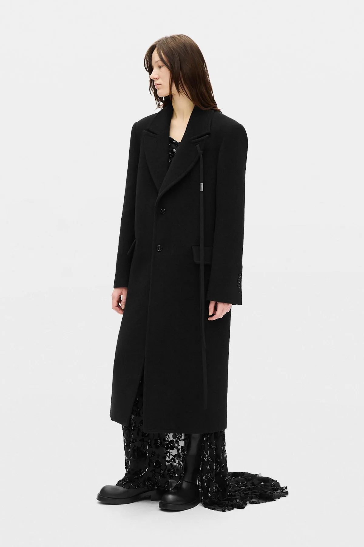 Aldina High Comfort Pick Lapel Coat sold by Ann Demeulemeester product image thumbnail 2