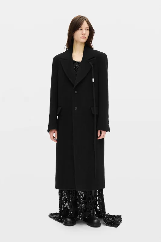 Aldina High Comfort Pick Lapel Coat made by Ann Demeulemeester