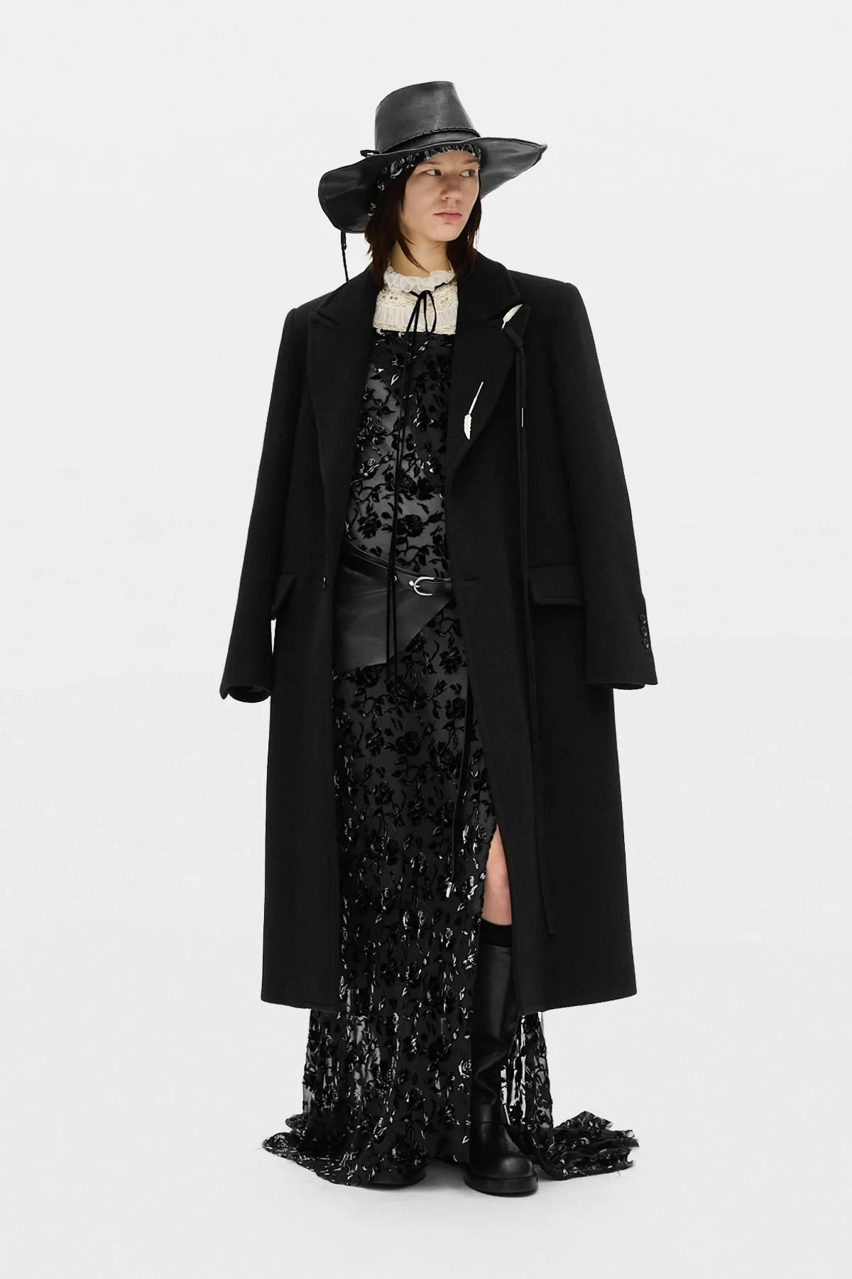 Aldina High Comfort Pick Lapel Coat sold by Ann Demeulemeester product image thumbnail 4