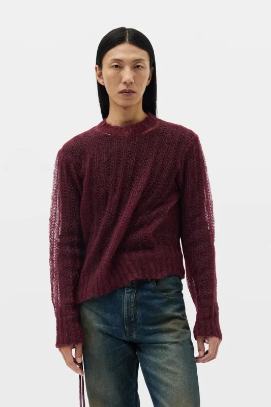 Levar Crew Neck High Comfort Sweater made by Ann Demeulemeester