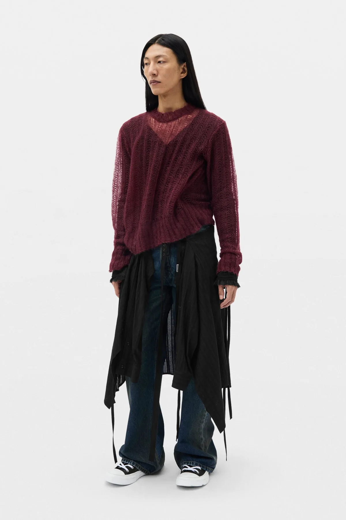 Levar Crew Neck High Comfort Sweater sold by Ann Demeulemeester product image thumbnail 4
