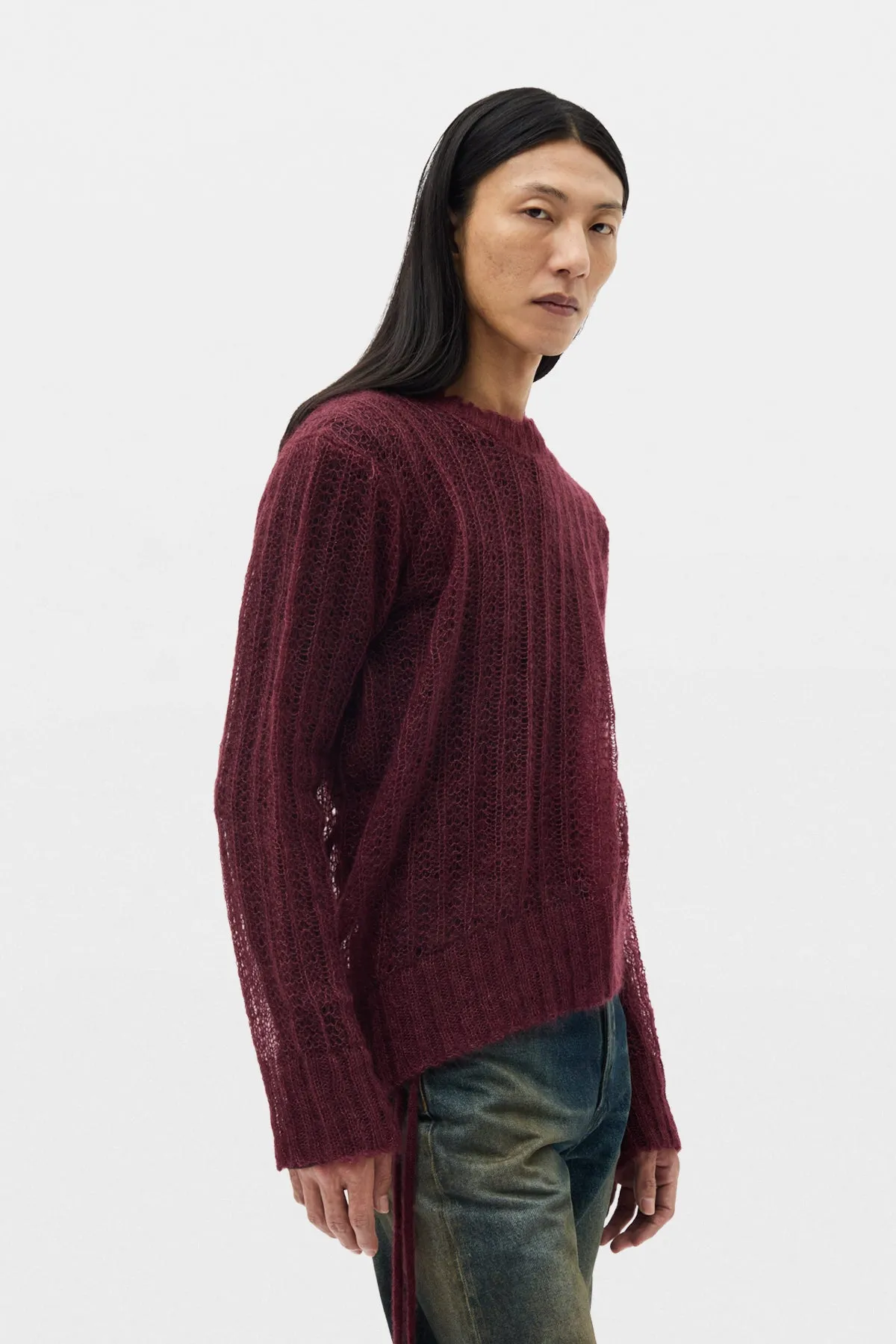 Levar Crew Neck High Comfort Sweater sold by Ann Demeulemeester product image thumbnail 5