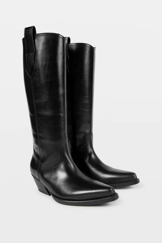 Sal Pointy Riding Boots made by Ann Demeulemeester