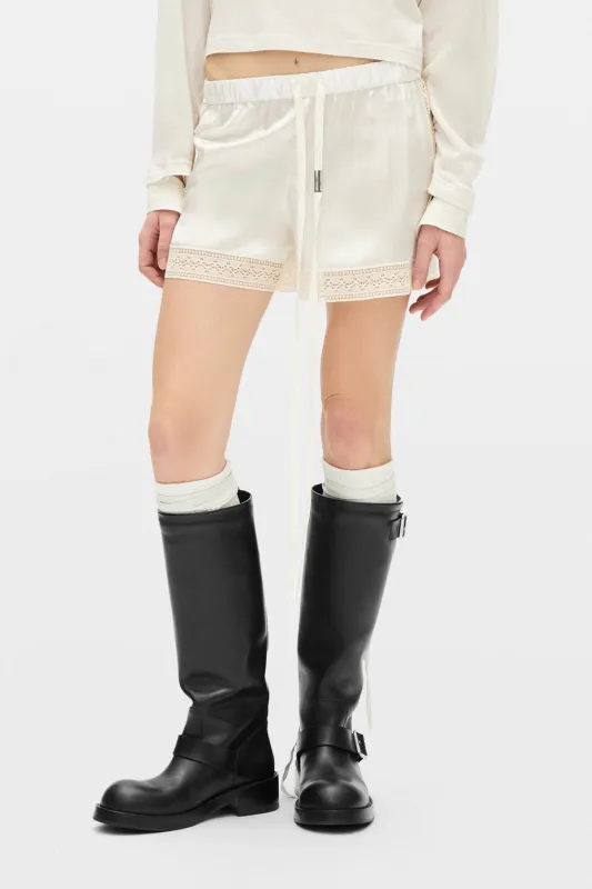 Anda Boxer With Lace Border made by Ann Demeulemeester